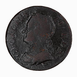 Coin - Farthing, George II, Great Britain, 1744 (Reverse)