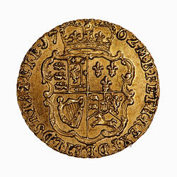 Coin - Quarter-Guinea, George III, Great Britain, 1762