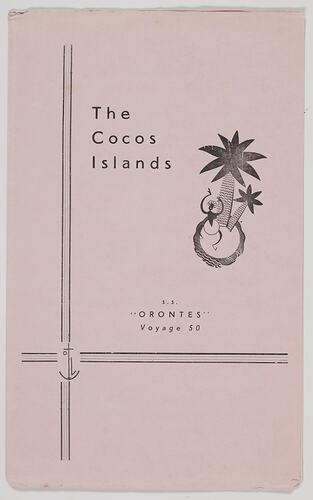 Leaflet - 'The Cocos Islands', Orient Line