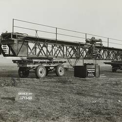 Photograph - Schumacher Mill Furnishing Works, '60 Foot Span, 4 Ton Travelling Crane', Port Melbourne, Victoria, 1938