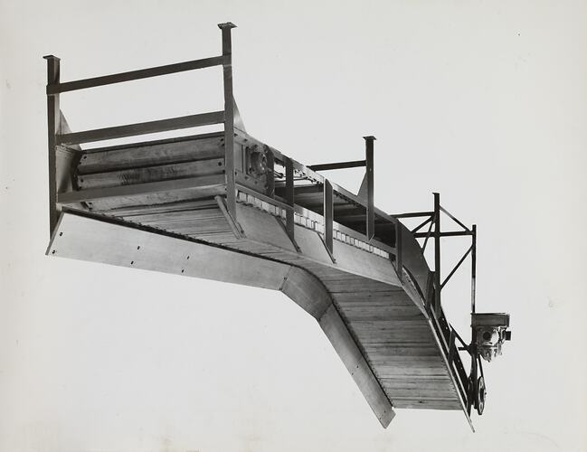 Photograph - Schumacher Mill Furnishing Works, Conveyor, Port Melbourne, Victoria, circa 1940s