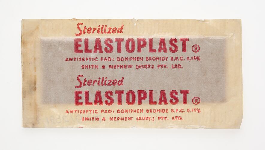 Elastoplast brand antiseptic sticking plaster.