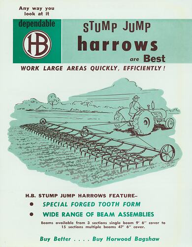 Horwood Bagshaw Stump Jump Harrows