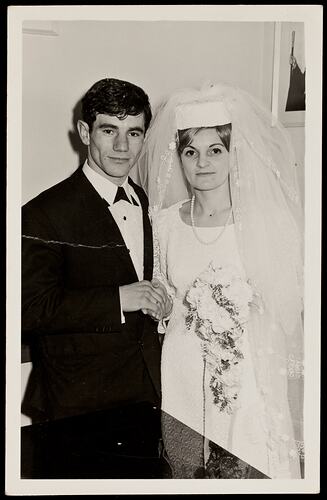 Wedding of Eric [Iraklis] Mangos & Faye [Fani] Nitsou, Melbourne, 2 Jun 1968