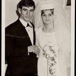 Photograph - Wedding of Eric [Iraklis] Mangos & Faye [Fani] Nitsou, Melbourne, 2 Jun 1968