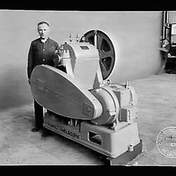Glass Negative - Chas Ruwolt Pty Ltd, Hydraulic Pump for Olympic Tyre & Rubber Co., 1934