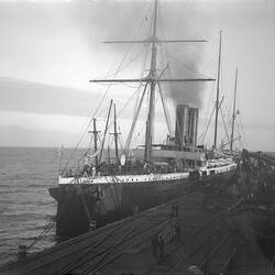 Glass Negative - SS Armand Betrie, Melbourne, Victoria, May 1898