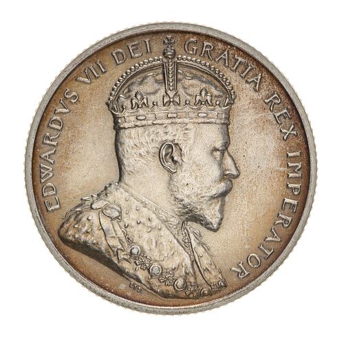 Proof Coin - 9 Piastres, Cyprus, 1907