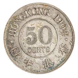 Coin - 50 Cents, Hong Kong, 1904