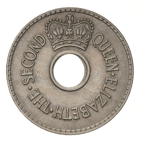 Coin - 1 Penny, Fiji, 1959