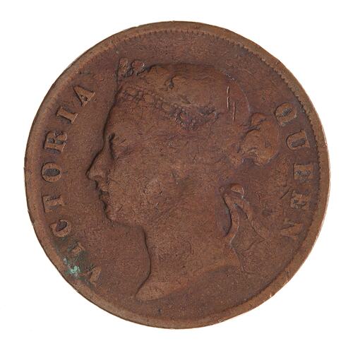 Coin - 1 Cent, Straits Settlements, 1894