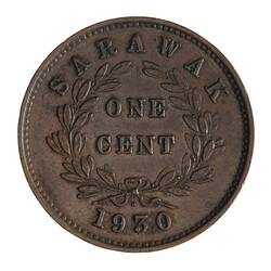 Coin - 1 Cent, Sarawak, 1930