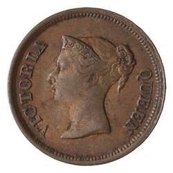 Coin - 1/4 Cent, Straits Settlements, 1845