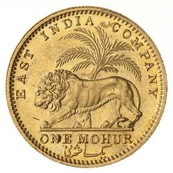 Coin - 1 Mohur, East India Company, India, 1841