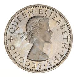 Proof Coin - Florin (2 Shillings), New Zealand, 1953
