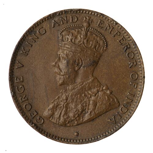 Coin - 2 Cents, Mauritius, 1920