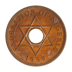Proof Coin - 1 Penny, Nigeria, 1959