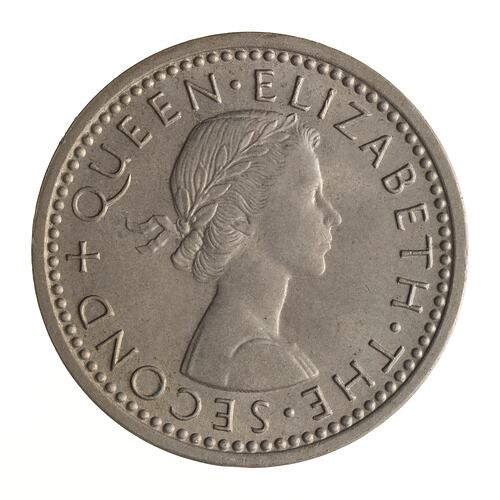 Coin - 3 Pence, New Zealand, 1962
