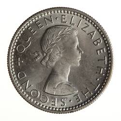 Coin - 6 Pence, New Zealand, 1965