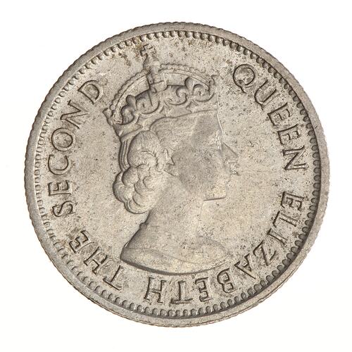 Coin - 5 Cents, Malaya & British Borneo, 1957
