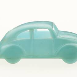 Toy Car - Volkswagon, Green Plastic