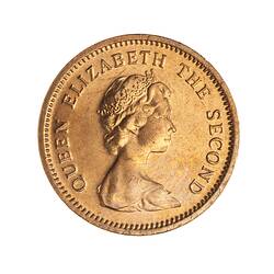 Coin - 1 Cent, Tuvalu, 1976