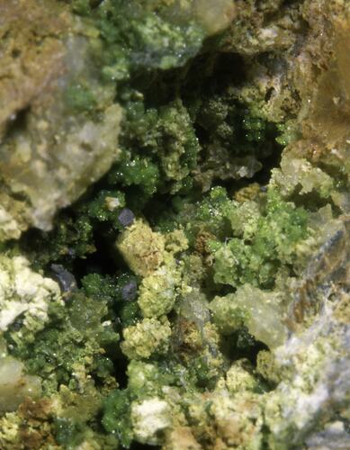 Green and yellow mineral.