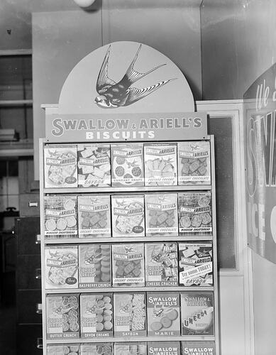 Swallow & Ariell Ltd, Product Packaging on Display Stand, Melbourne, Victoria, 1953