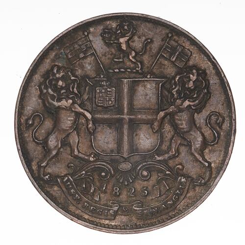 Coin - 4 Pice, Madras Presidency, India, 1825