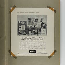 HT 32990, Scrapbook - Kodak Australasia Pty Ltd, Advertising Clippings, 'Pharmacy & Photo Trade', Coburg, 1963-69. (MANUFACTURING & INDUSTRY)