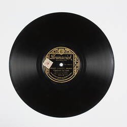 Disc Recording - Brunswick, Collegiate- Shimmy", Carl Fenton & "No, No, Nanette Medley", Isham Jones,. 1925