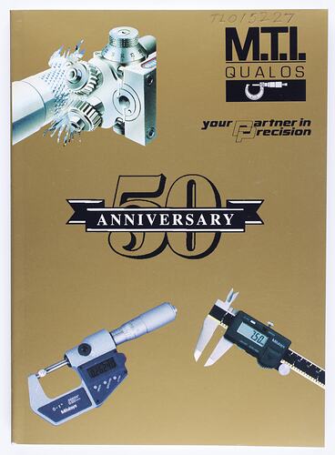 Front cover showing measuring tools