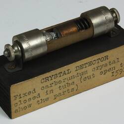 Detector - Carborundum Co., Radio Receiver, circa 1924
