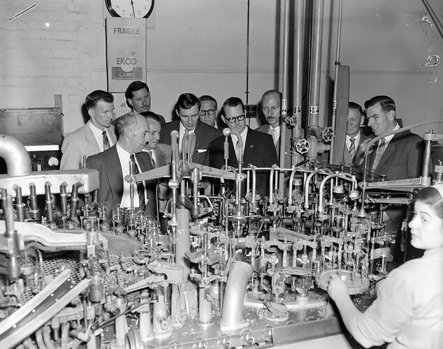 Factory Tour, West Brunswick, Victoria, Oct 1958