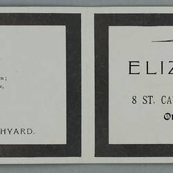 Card - Memorial Card, Elizabeth Smith, Liverpool, United Kingdom, 18 October 1897