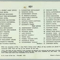 Brochure - 'P&O Orient Lines, Melbourne', England, April 1961