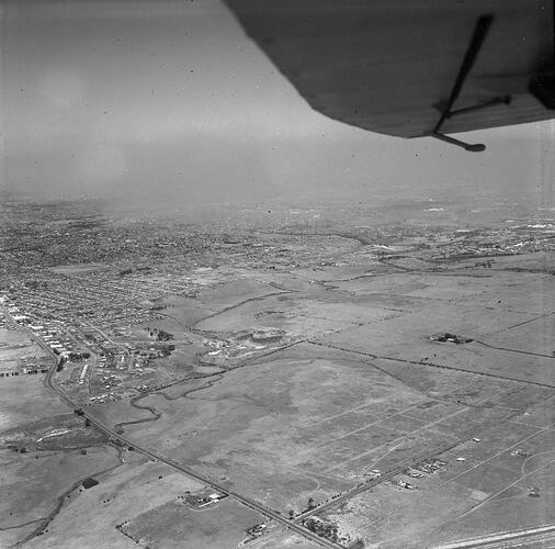 Negative - Aerial View of Keilor & Surrounding Area, Victoria, 06 Dec 1955