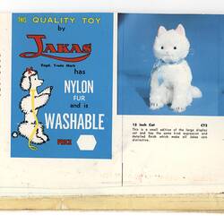 Printers Proof - Jakas Soft Toys Catalogue, Melbourne, 1960s