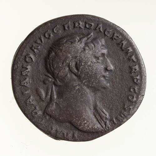 Coin - Denarius, Emperor Trajan, Ancient Roman Empire, 112-117 AD