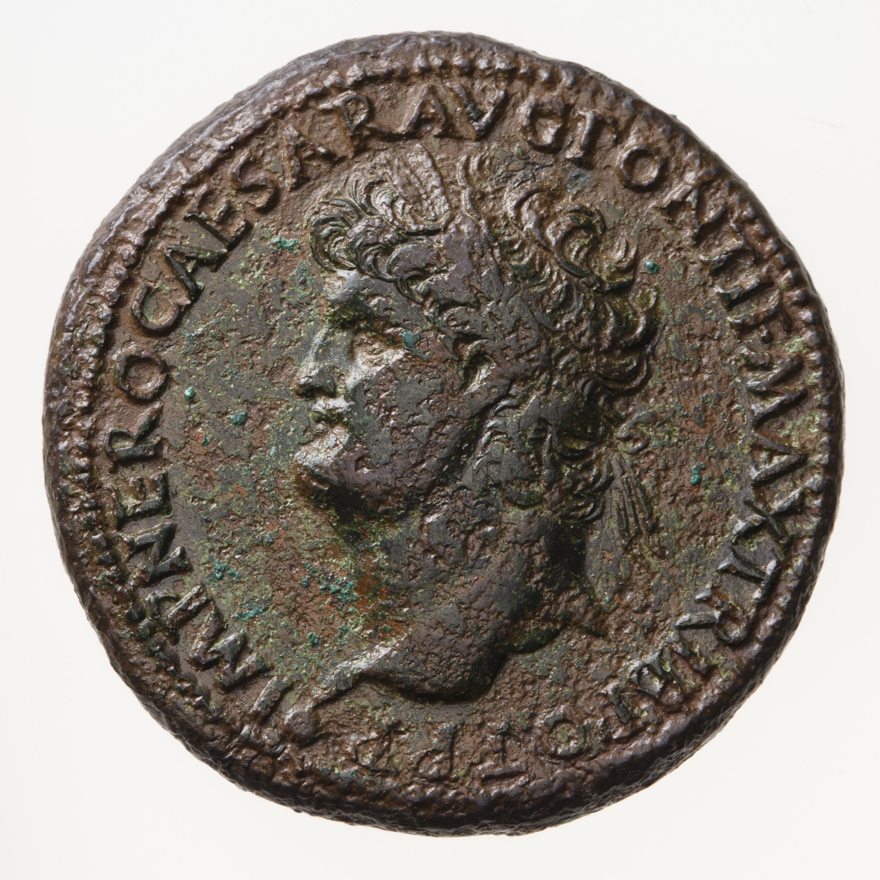 Coin - Emperor Nero, Ancient Roman Empire, circa 66 AD