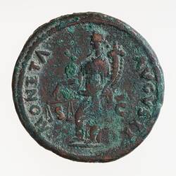 Coin - As, Emperor Domitian, Ancient Roman Empire, 87 AD