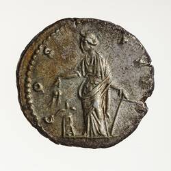 Coin - Denarius, Emperor Antoninus Pius, Ancient Roman Empire, 148 -149 AD