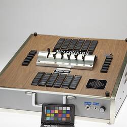 Audiovisual Console - Kodak Research Laboratory, Multivision 12 Channel Console, circa 1960