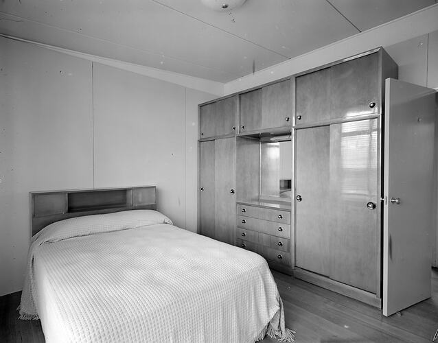Colonial Sugar Refining Co Ltd., Bedroom Interior, Victoria, 27 Apr 1959