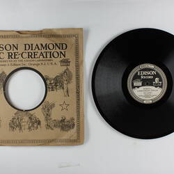 Disc Recording - Edison, Double-Sided, 'Liebestraum (Dream of Love)' and 'Prelude in C Sharp Minor Op. 3', 1924-1929