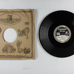 Disc Recording - Edison, Double-Sided, 'Comin Thro The Ryel' & 'His Lullaby',1919-1929