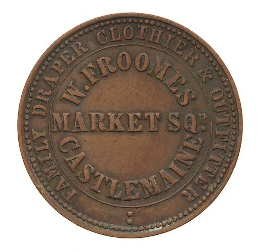 W. Froomes Token Penny