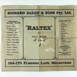 Paper printed in black with highlight boxes