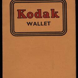 Film Wallet - 'Kodak Wallet', circa 1930s