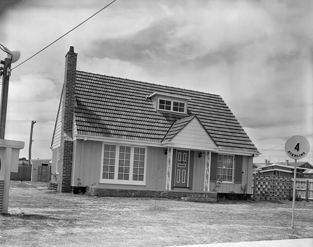 Display Home Exterior, Highett, Victoria, 12 Feb 1960